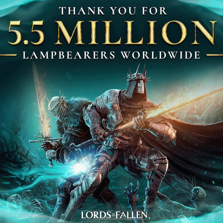 Lords of the Fallen Reaches Over 5.5 Million Players Worldwide